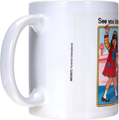 Steven Rhodes MG25672 11 oz/ 315 ml See You Later Assholes Ceramic Mug