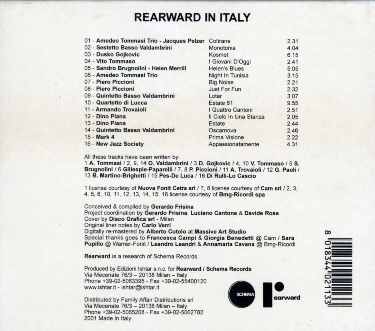 Rearward in Italy