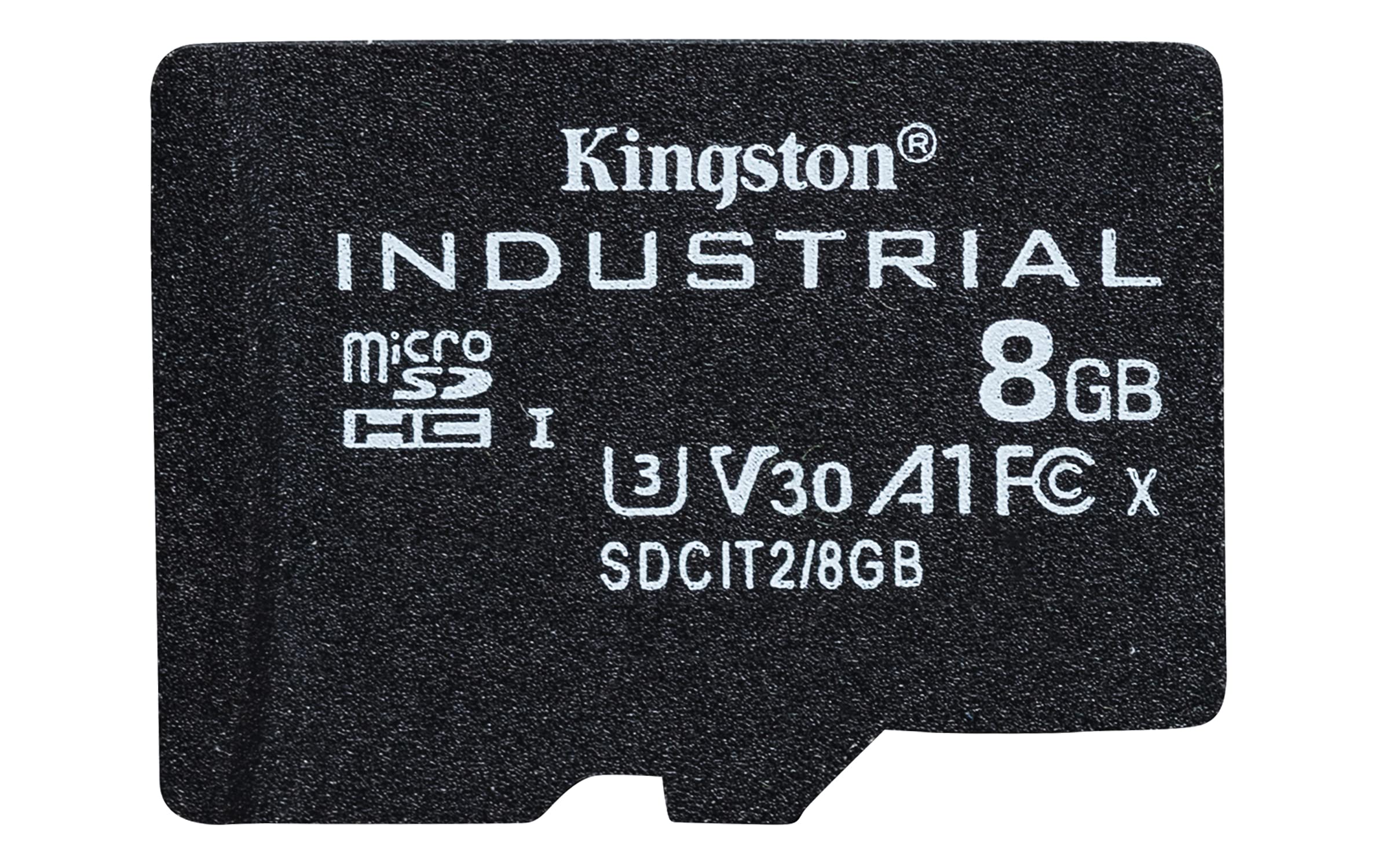 Kingston Industrial microSD - 8GB microSDHC Industrial C10 A1 pSLC Card Single Pack w/o Adapter - SDCIT2/8GBSP SDCIT/8GBSP 8 GB Without SD Adapter