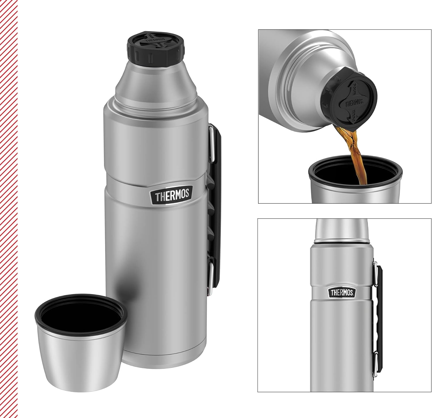 Thermos Insulated bottle, Stainless Steel