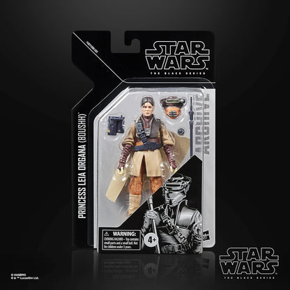 Star Wars Hasbro The Nero Series Archive - Juguete Princess Leia Organa (Boushh) a Escala de 15 cm - El Regreso del Jedi - Figura de acción de colección, F4367