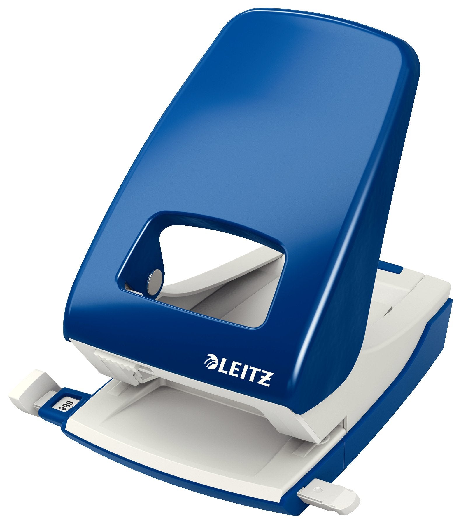 Leitz Hole Punch, 40 Sheets, Guide Bar with Format Markings, Metal, NeXXt Range, 51380035