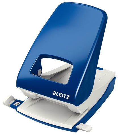Leitz Hole Punch, 40 Sheets, Guide Bar with Format Markings, Metal, NeXXt Range, 51380035