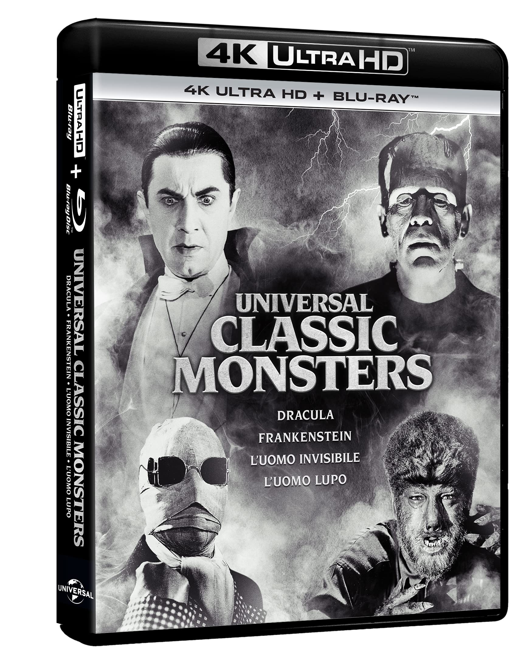 Universal Classic Monsters Collection (4K Ultra-HD + Blu-Ray) (8 Blu Ray