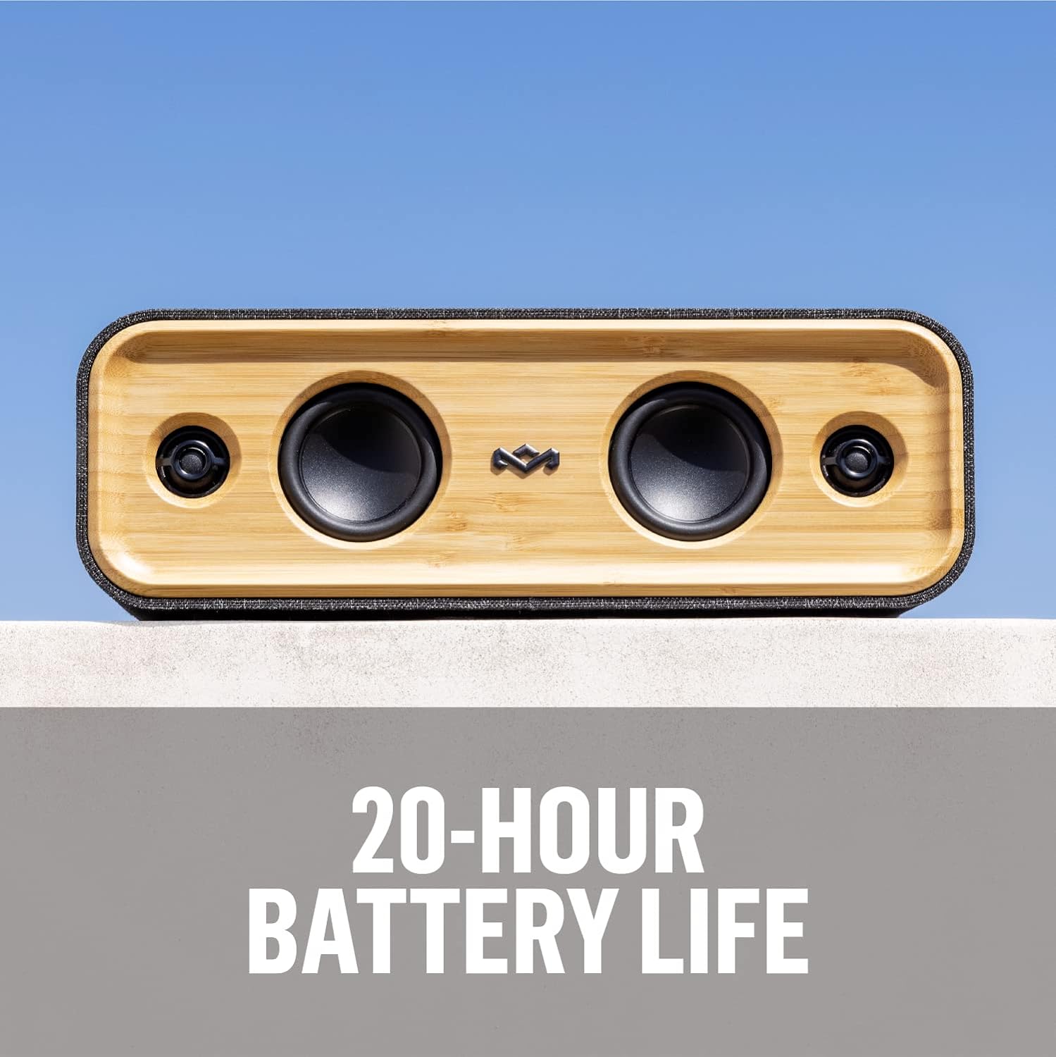 House of Marley Get Together 2 Portable Bluetooth Speaker, Signature Black