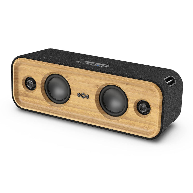 House of Marley Get Together 2 Portable Bluetooth Speaker, Signature Black