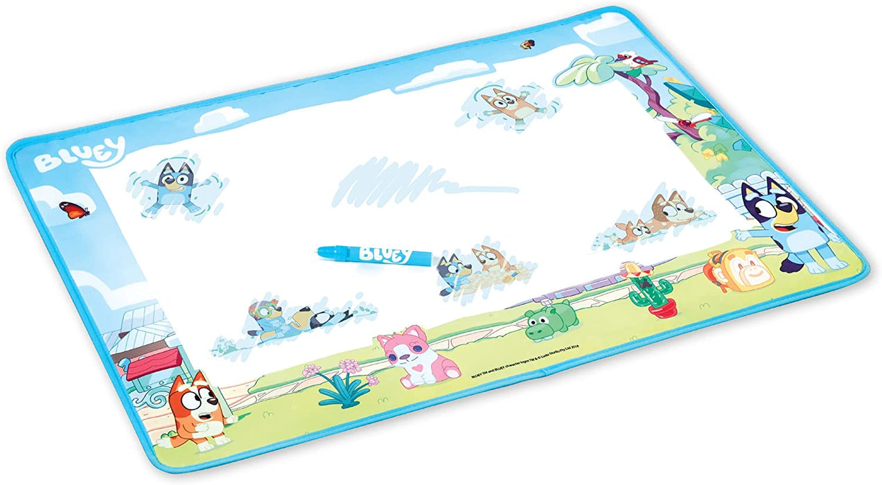 BLUEY AQUAMAGIC ART MAT, PRESCHOOL TOYS, MESS FREE CREATIVE PLAY, GIFT FOR 2 - 5 YEAR OLD