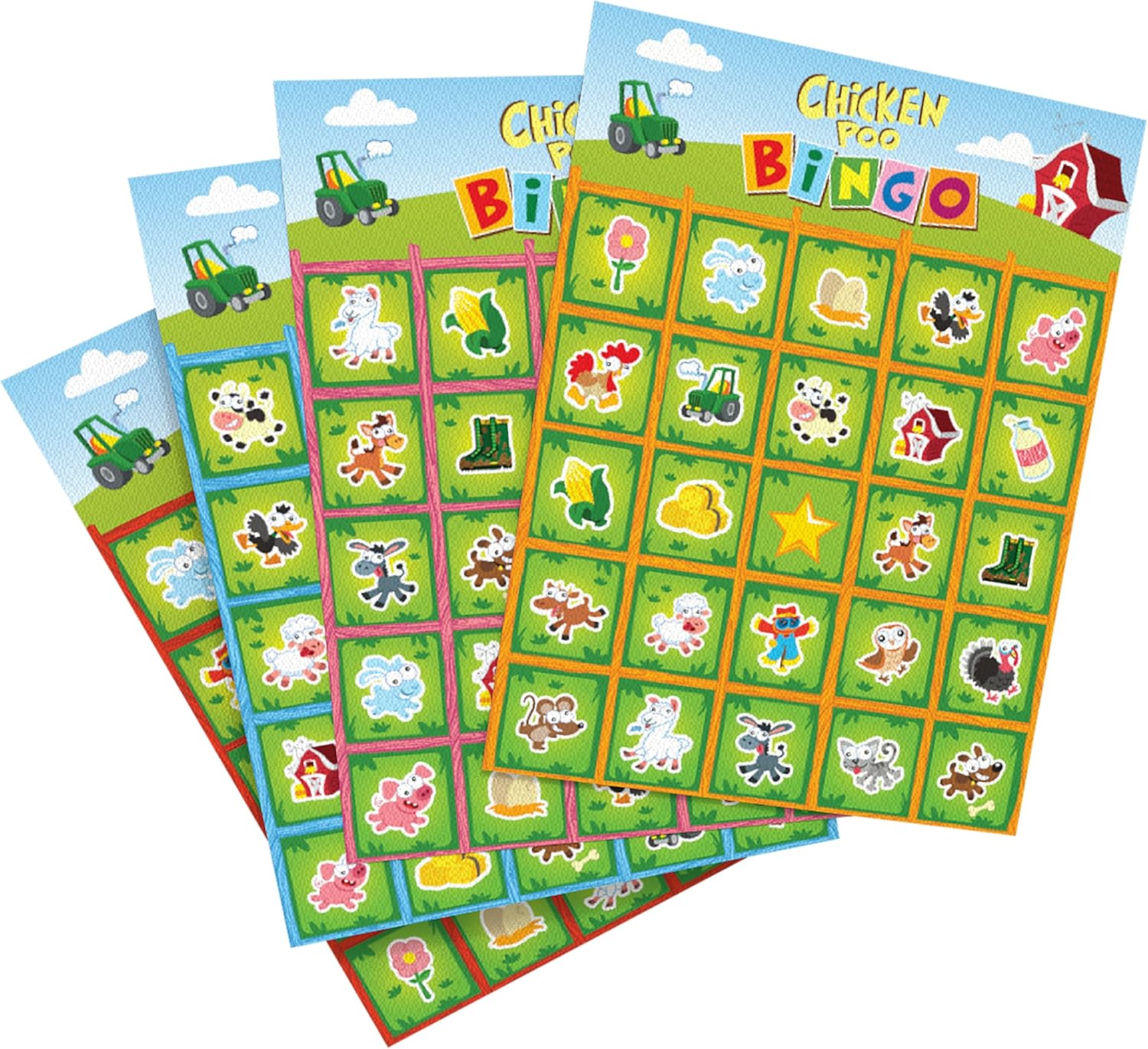 Chicken Poo Bingo: You Never Know Where The Chicken Will Go! | Kids Games | For 2-4 Players | Ages 4+