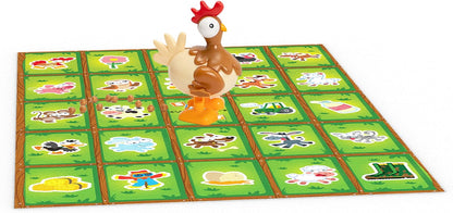 Chicken Poo Bingo: You Never Know Where The Chicken Will Go! | Kids Games | For 2-4 Players | Ages 4+