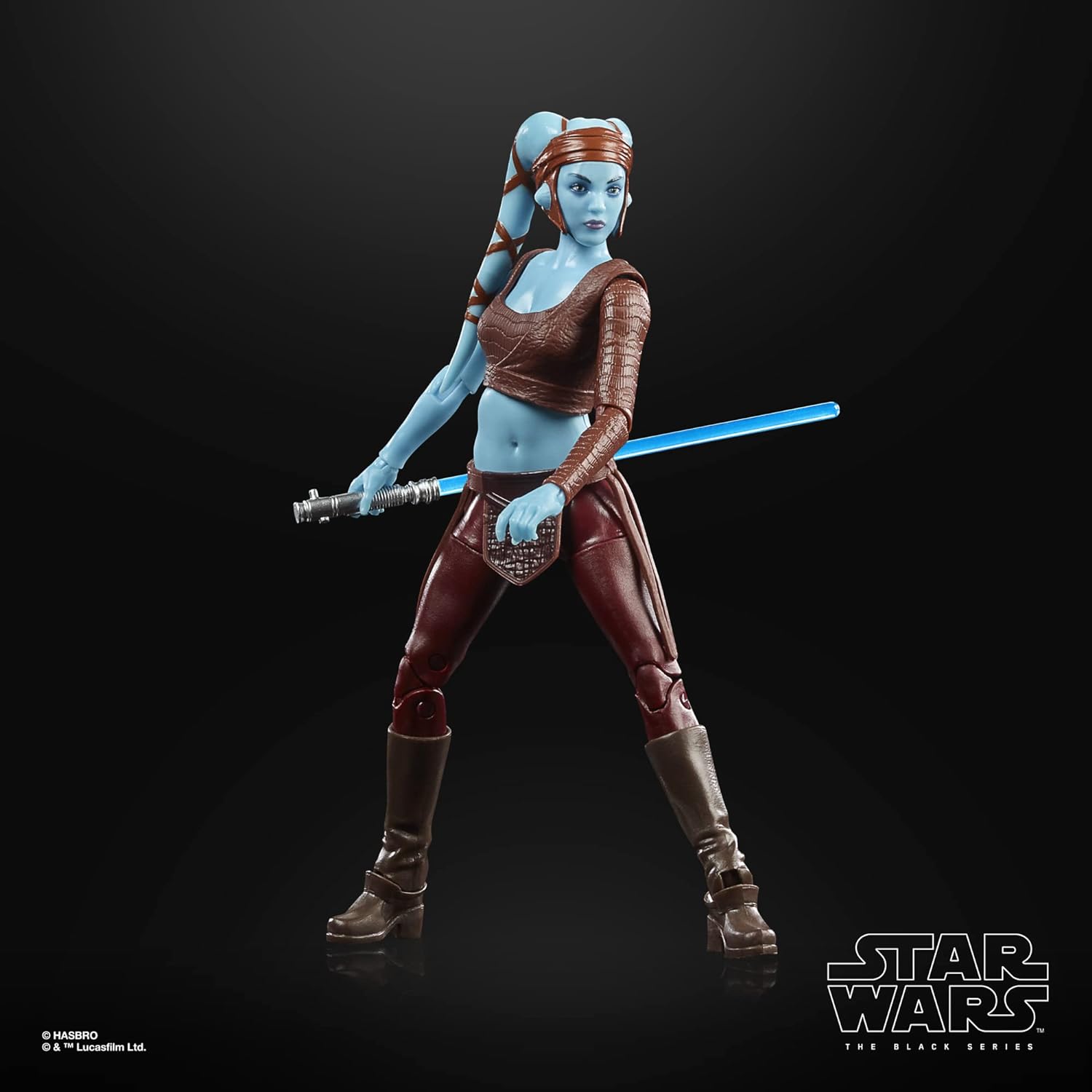 Star Wars The Black Series Aayla Secura Toy 6-Inch-Scale Attack of the Clones Collectible Action Figure, Ages 4 and Up