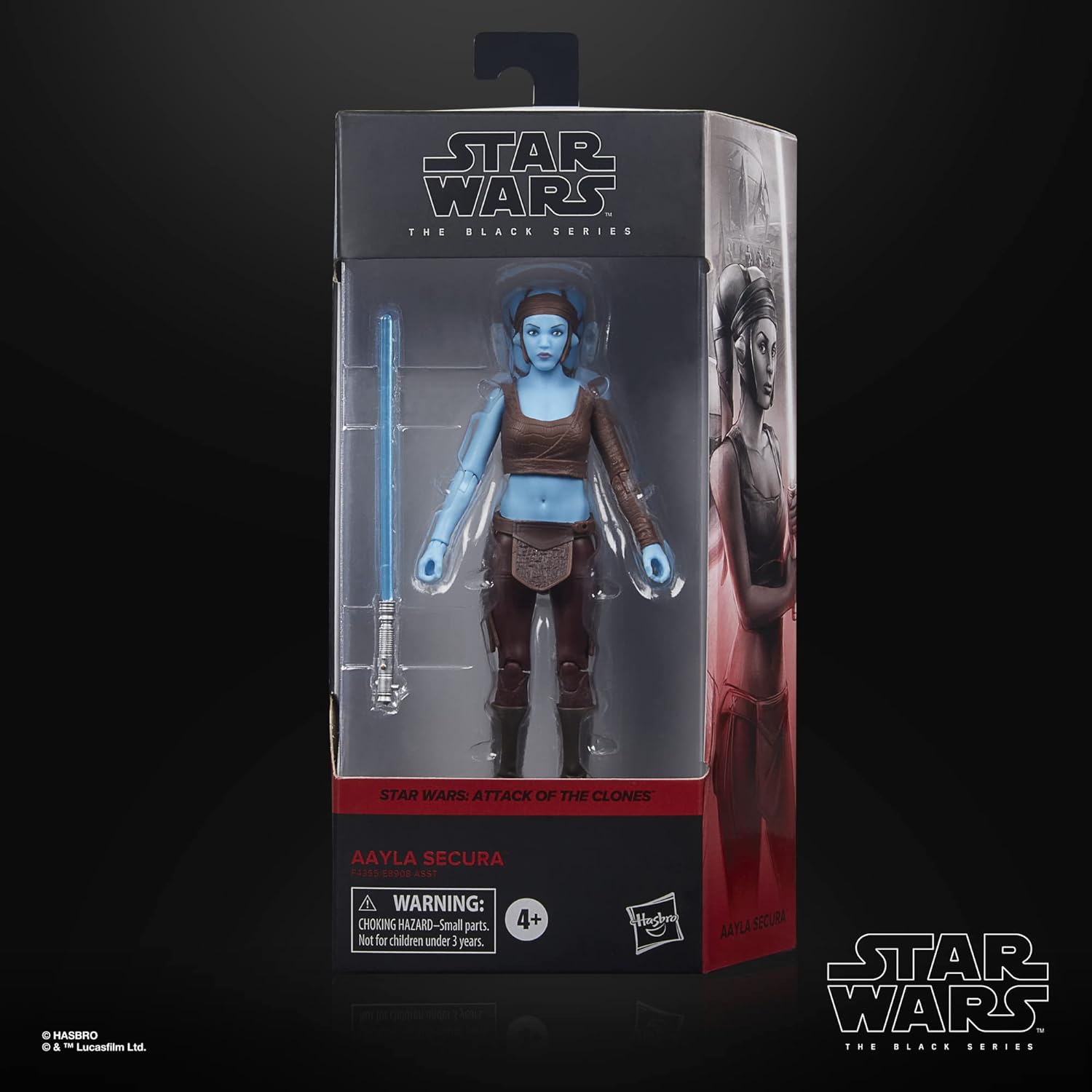 Star Wars The Black Series Aayla Secura Toy 6-Inch-Scale Attack of the Clones Collectible Action Figure, Ages 4 and Up