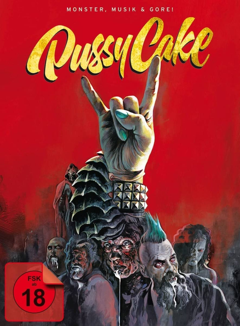 Pussycake - Monster, Musik und Gore! (uncut) Limited Edition Mediabook (Blu-ray + DVD
