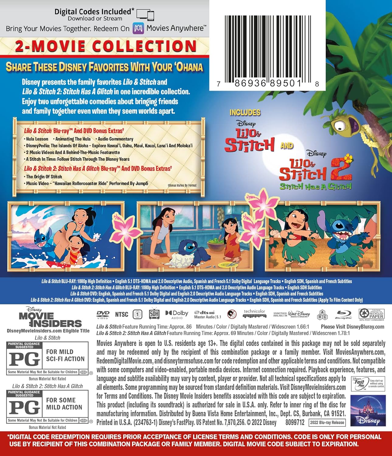 Lilo & Stitch / Lilo & Stitch 2: Stitch Has a Glitch: 2-Movie Collection
