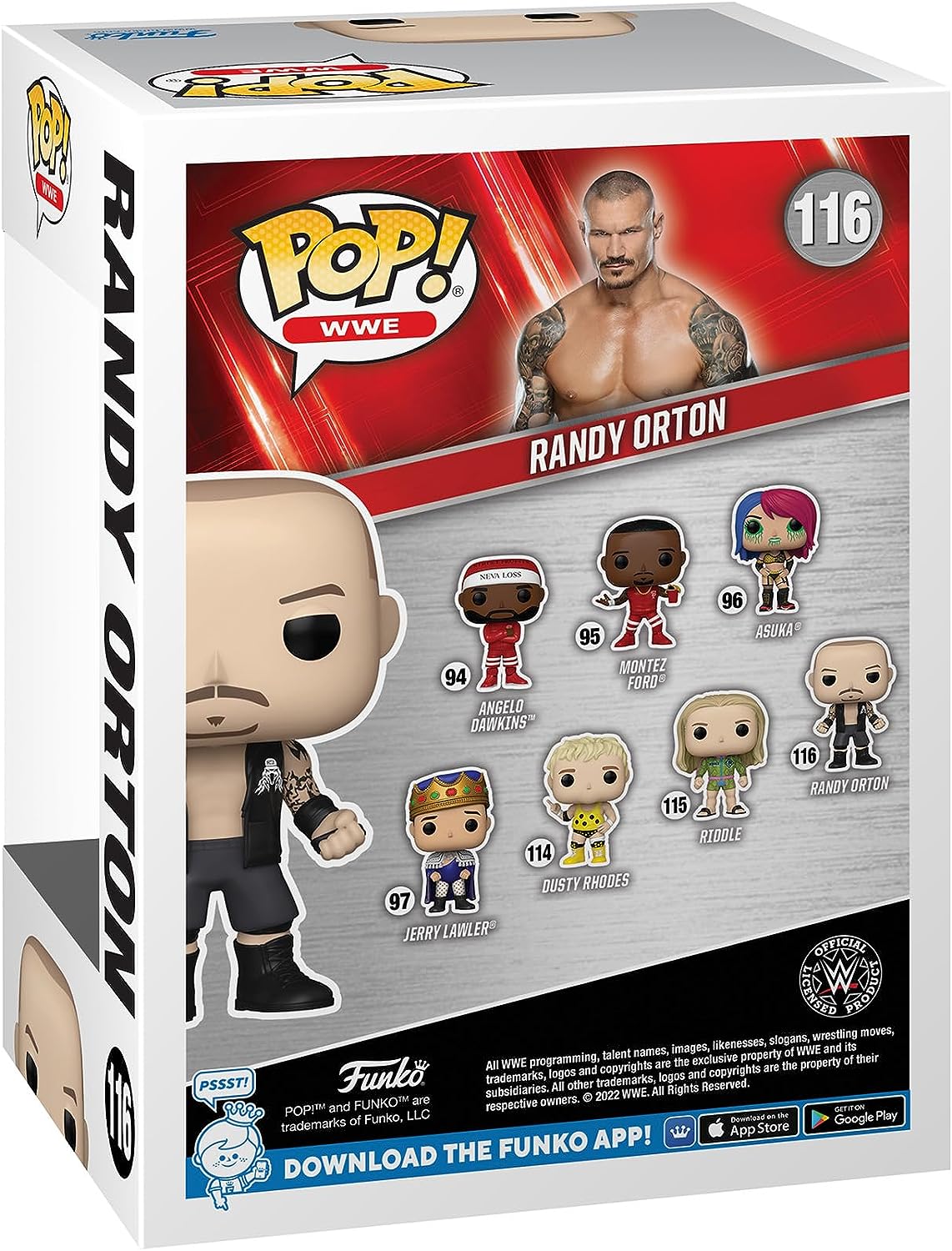 Funko POP! WWE: Randy Orton - (RKBro) - Collectable Vinyl Figure - Gift Idea - Official Merchandise - Toys for Kids & Adults - Sports Fans - Model Figure for Collectors and Display