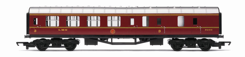 Hornby RailRoad LMS, Brake Third Coach - Era 3