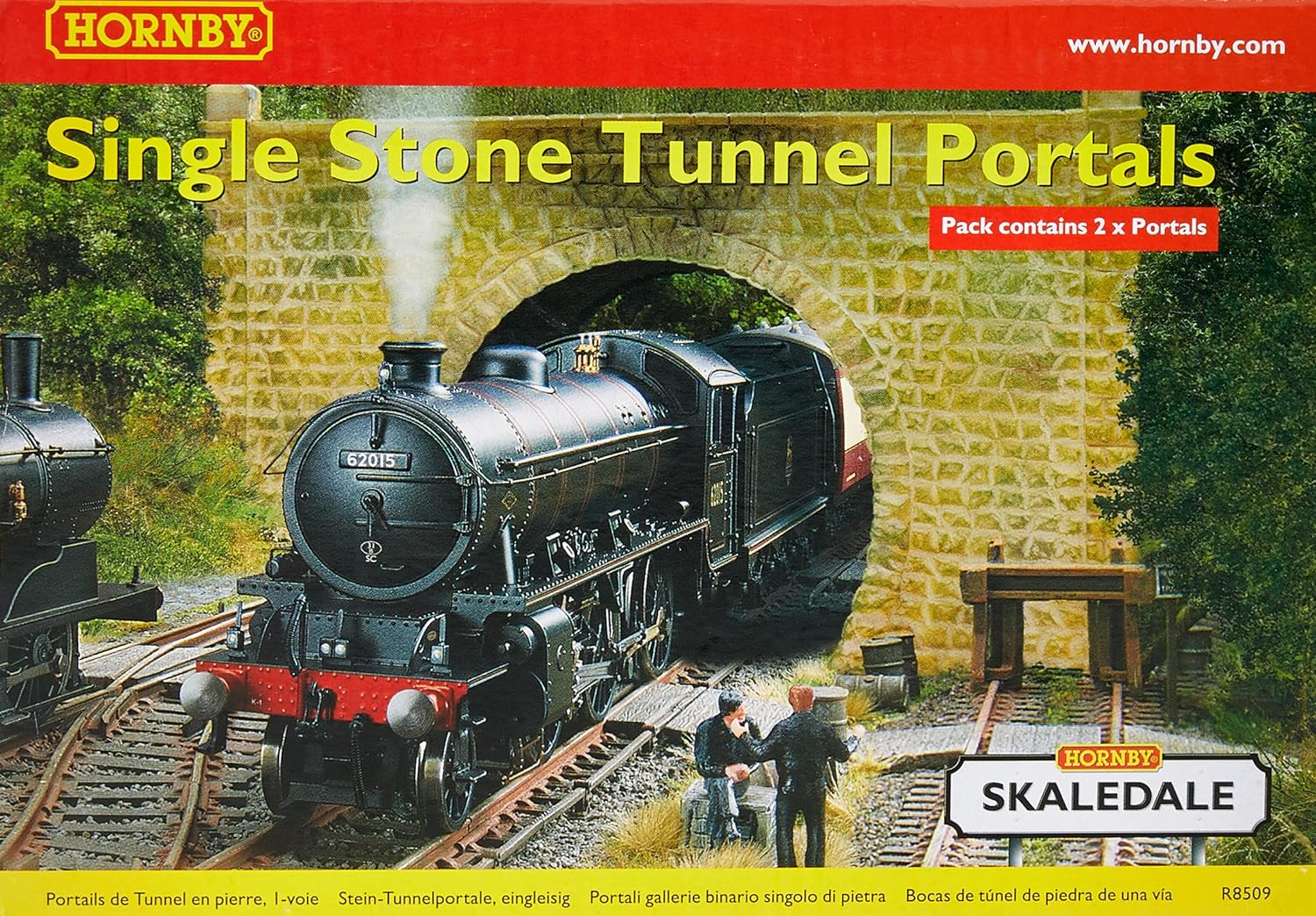 Hornby Single Stone Tunnel Portal x2