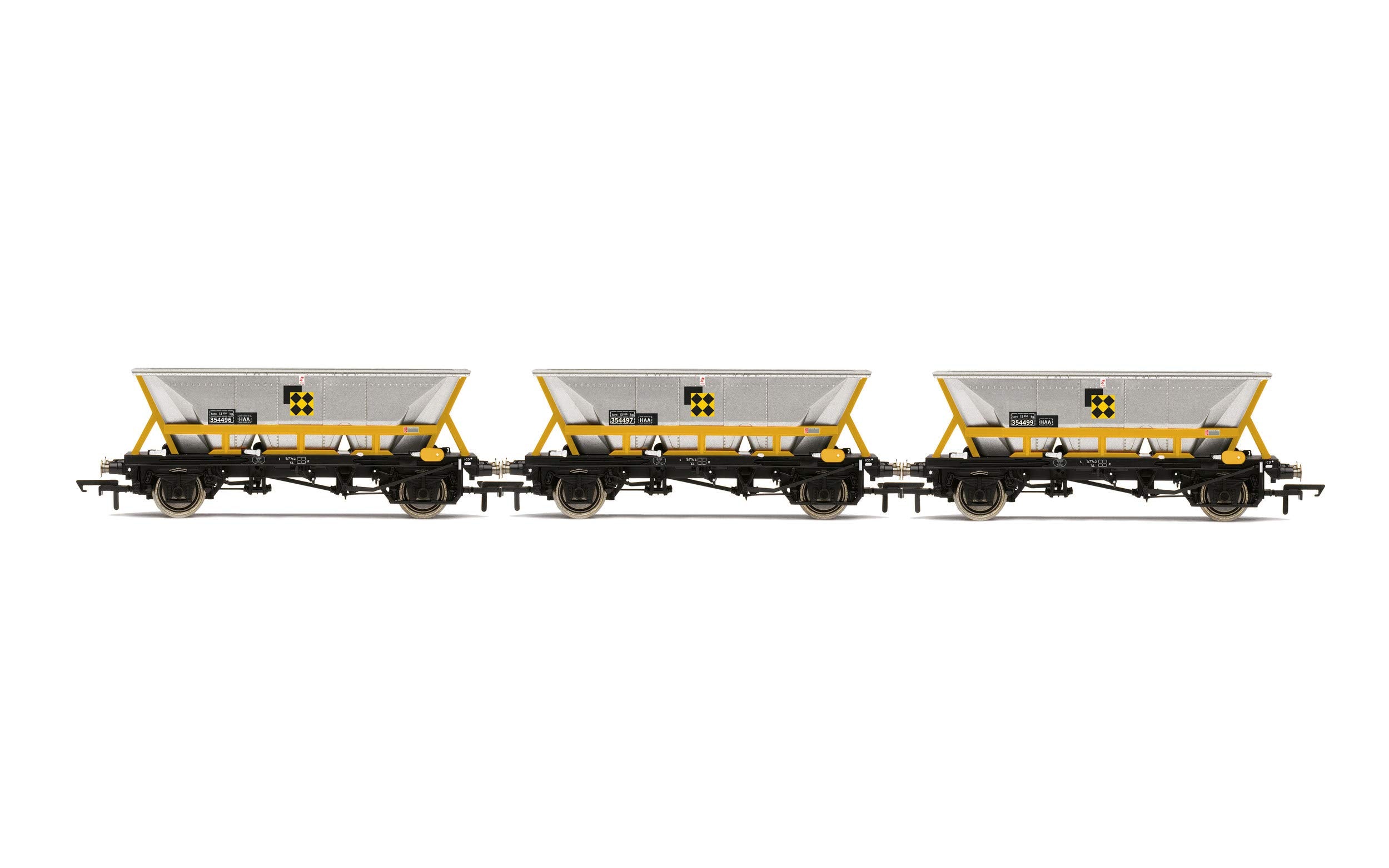 Hornby HAA Hopper Wagons, Three Pack, BR Coal Sector - Era 8