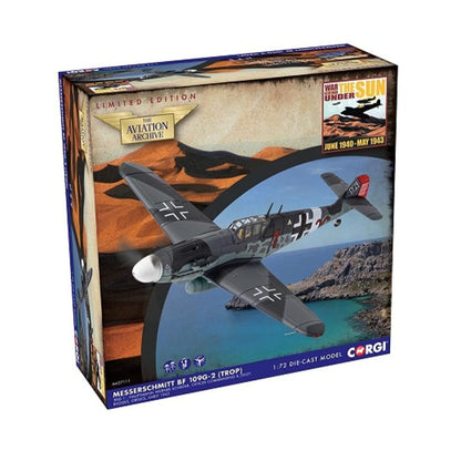 Corgi Messerschmitt Bf 109G-2 (Trop) 'Red 1' Hpt. Werner Schroer, 8./JG27, Rhodes, Greece, 1943
