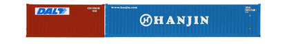 Hornby DAL & Hanjin, Container Pack, 1 x 20' and 1 x 40' Containers - Era 11