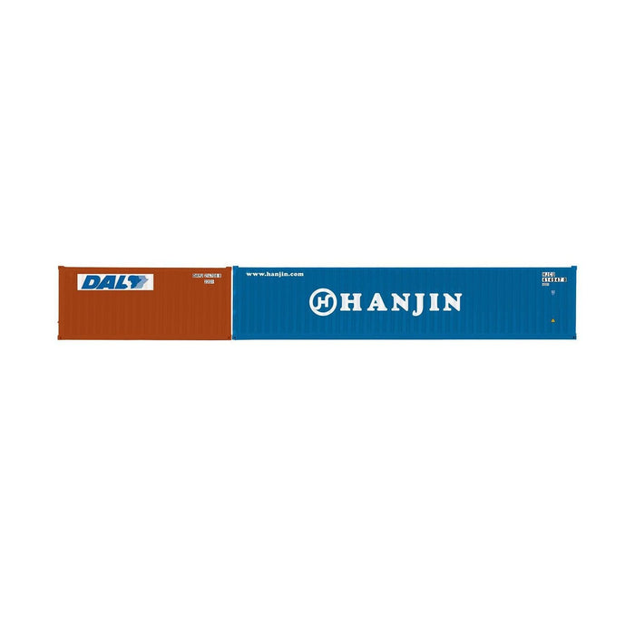 Hornby DAL & Hanjin, Container Pack, 1 x 20' and 1 x 40' Containers - Era 11