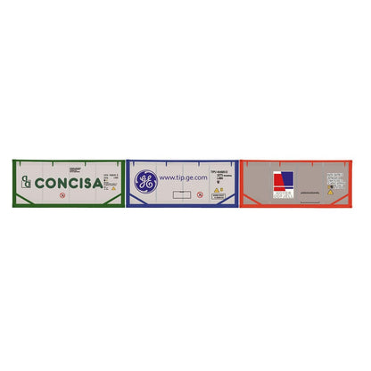 Hornby Concisa, TIP & Hoyer Container Pack 3 x 20’  Tanktainers - Era 11