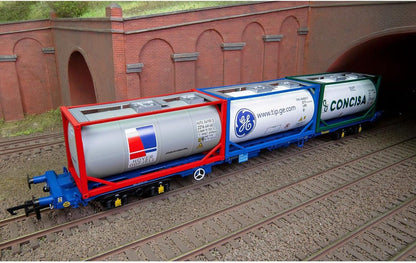 Hornby Concisa, TIP & Hoyer Container Pack 3 x 20’  Tanktainers - Era 11