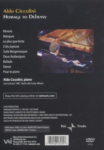 Aldo Ciccolini: Homage to Debussy