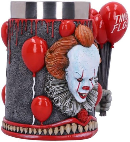 Nemesis Now Officially Licensed IT Chapter 2 Time to Float Tankard, Red, 15.5cm