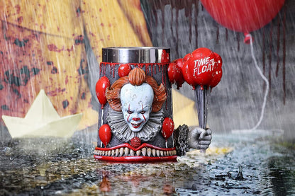 Nemesis Now Officially Licensed IT Chapter 2 Time to Float Tankard, Red, 15.5cm