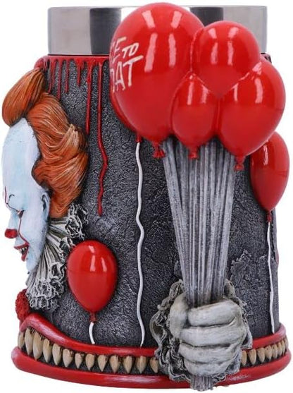 Nemesis Now Officially Licensed IT Chapter 2 Time to Float Tankard, Red, 15.5cm