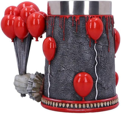 Nemesis Now Officially Licensed IT Chapter 2 Time to Float Tankard, Red, 15.5cm