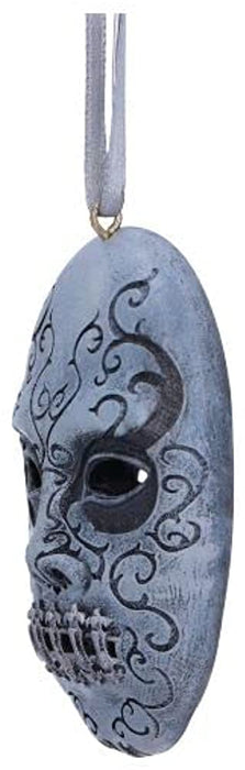 Nemesis Now Harry Potter Deatheater mask Hanging Ornament, Grey, 7cm