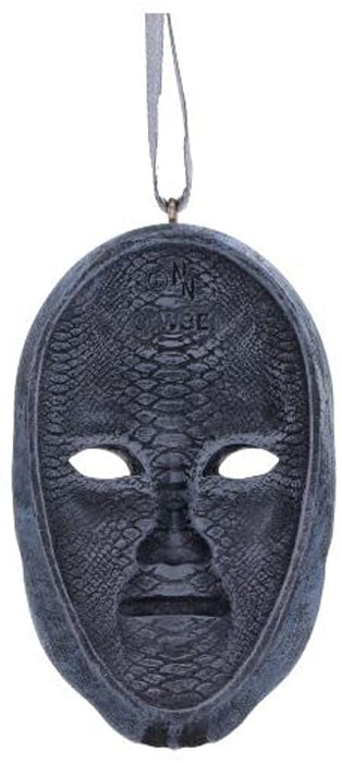 Nemesis Now Harry Potter Deatheater mask Hanging Ornament, Grey, 7cm