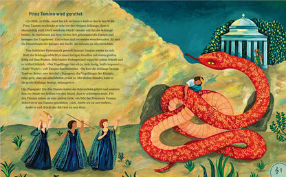 Die Zauberflöte - Eine märchenhafte Oper: Große Klassik kinderleicht. DIE ZEIT-Edition. (Buch mit CD