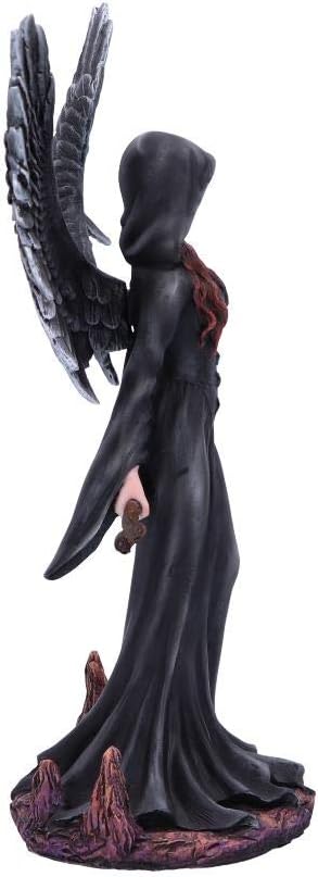 Nemesis Now Take My Soul Gothic Female Reaper with Scythe Figurine, Polyresin, Black, 23.5cm