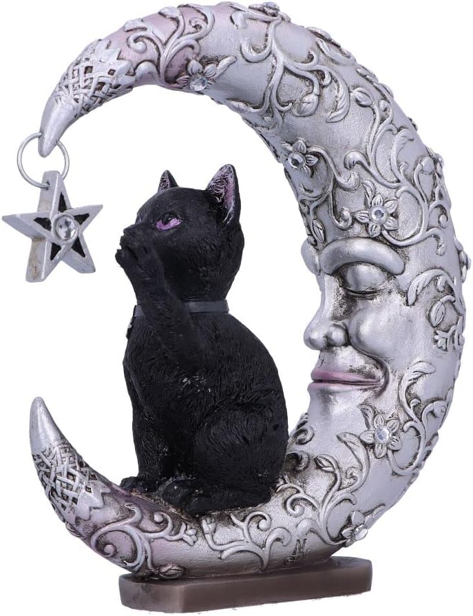 Nemesis Now Luna Companion Figurine, Silver, 18.8cm