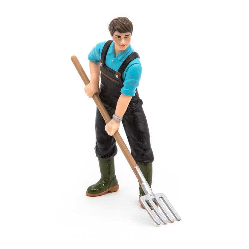 Papo- Jardinero Figura, Color Azul Negro (39216