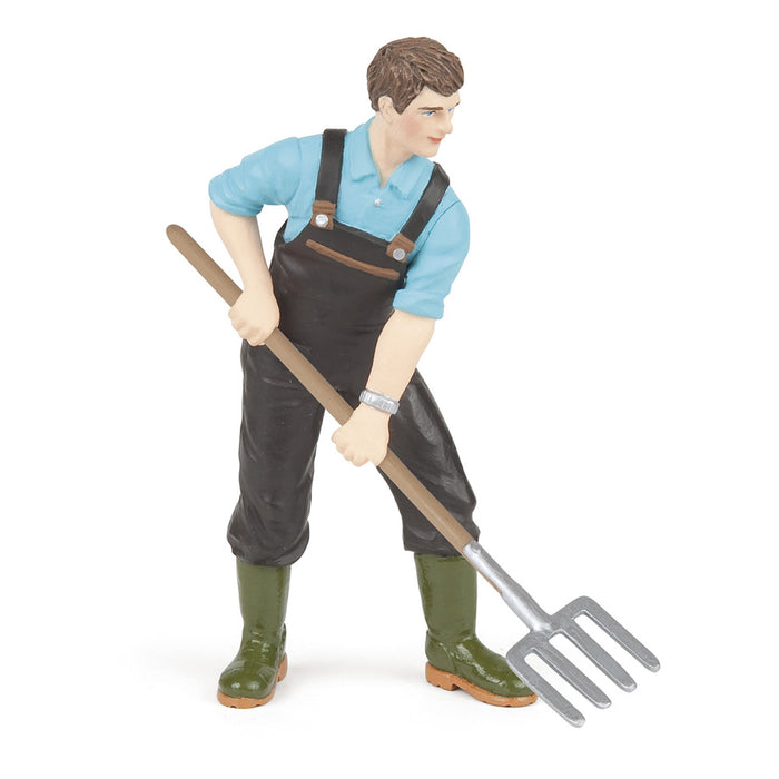 Papo- Jardinero Figura, Color Azul Negro (39216