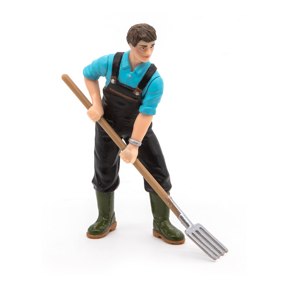 Papo- Jardinero Figura, Color Azul Negro (39216