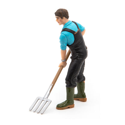 Papo- Jardinero Figura, Color Azul Negro (39216
