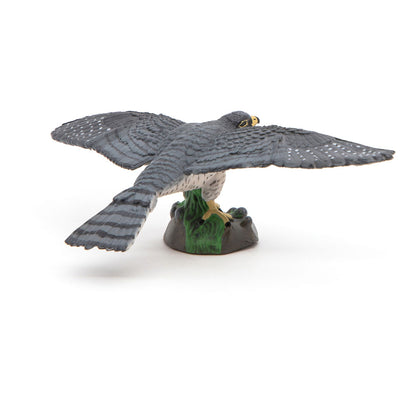 PAPO Wild Animal Kingdom Hawk Toy Figure, Grey (50165)