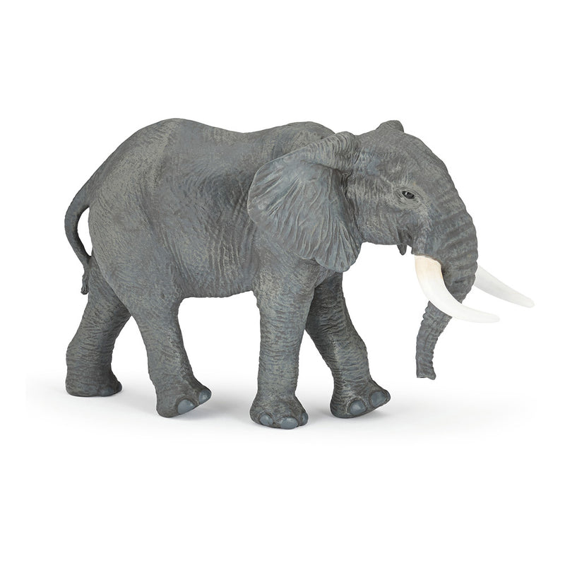 PAPO Large Figurines Large African Elephant Toy Figure, Grey (50198)