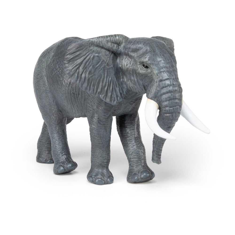 PAPO Large Figurines Large African Elephant Toy Figure, Grey (50198)