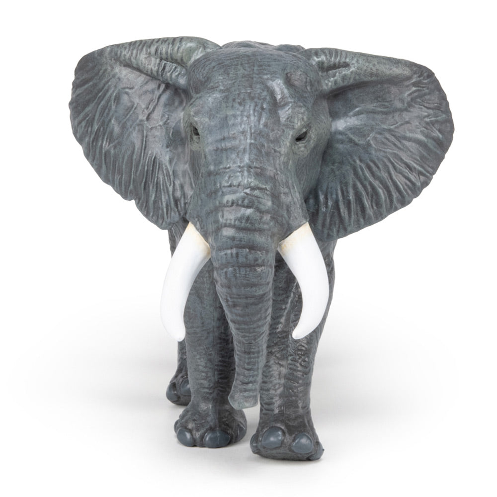 PAPO Large Figurines Large African Elephant Toy Figure, Grey (50198)
