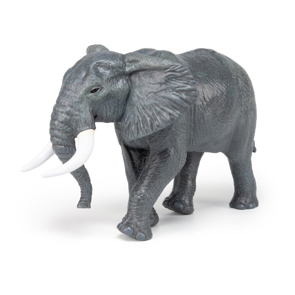 PAPO Large Figurines Large African Elephant Toy Figure, Grey (50198)