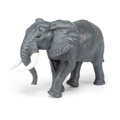 PAPO Large Figurines Large African Elephant Toy Figure, Grey (50198)