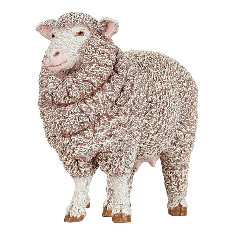 PAPO Farmyard Friends Merinos Ewe Toy Figure, White (51175)