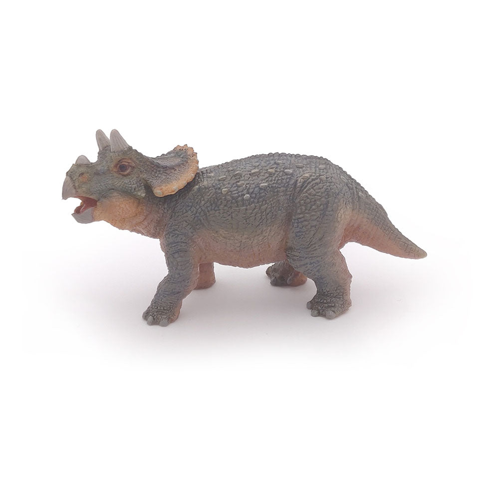 PAPO Dinosaurs Young Triceratops Toy Figure, Brown (55036)