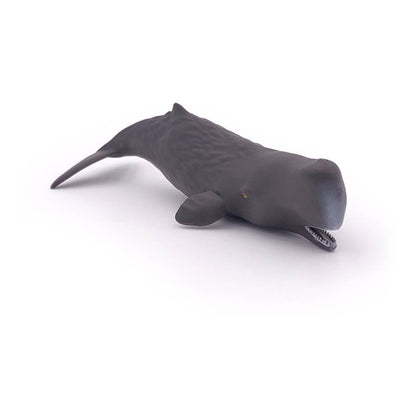 PAPO Marine Life Sperm Whale Calf Toy Figure, Grey (56045)