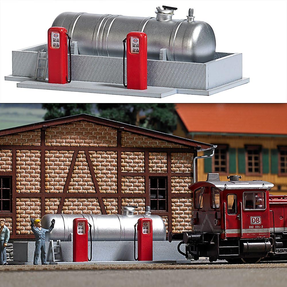 Busch 1158 Refuel Station f/Dsl Loco HO Structure Scale Model Structure